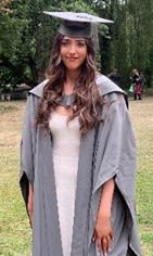 image showing Emily at her graduation